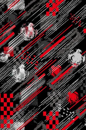 线条印花华亿平台图片