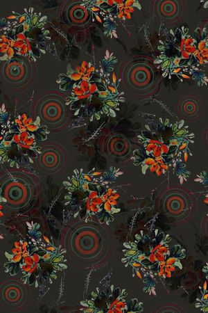 绿植树叶印花华亿平台图片