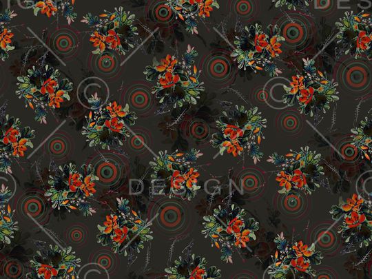 绿植树叶印花华亿平台图片