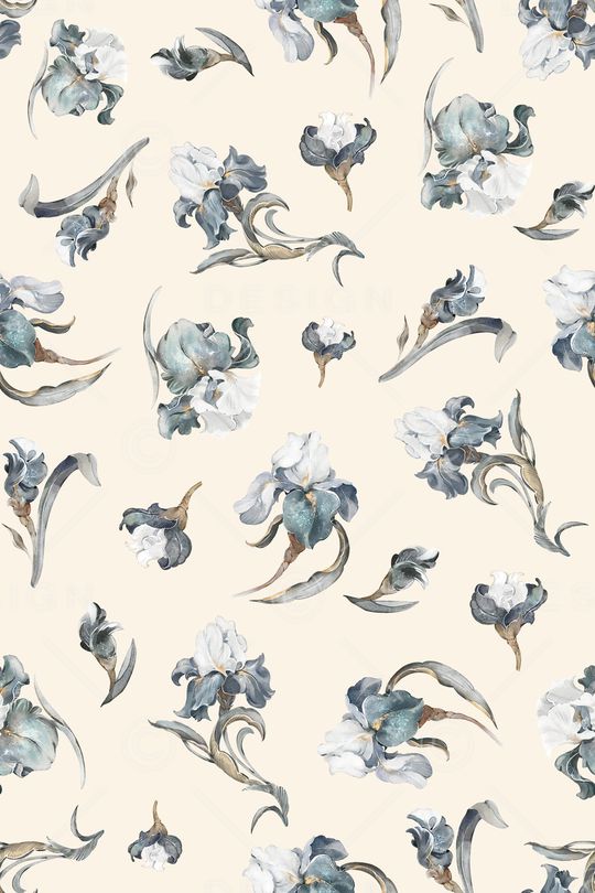 鸢尾花印花华亿平台图片