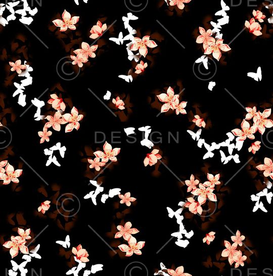 连衣裙印花华亿平台图片