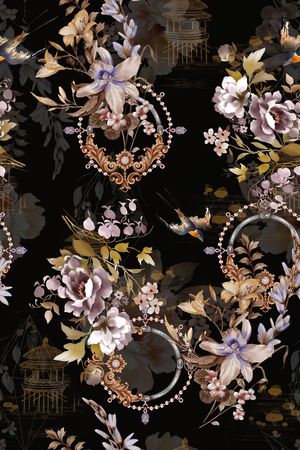 民族风印花华亿平台图片