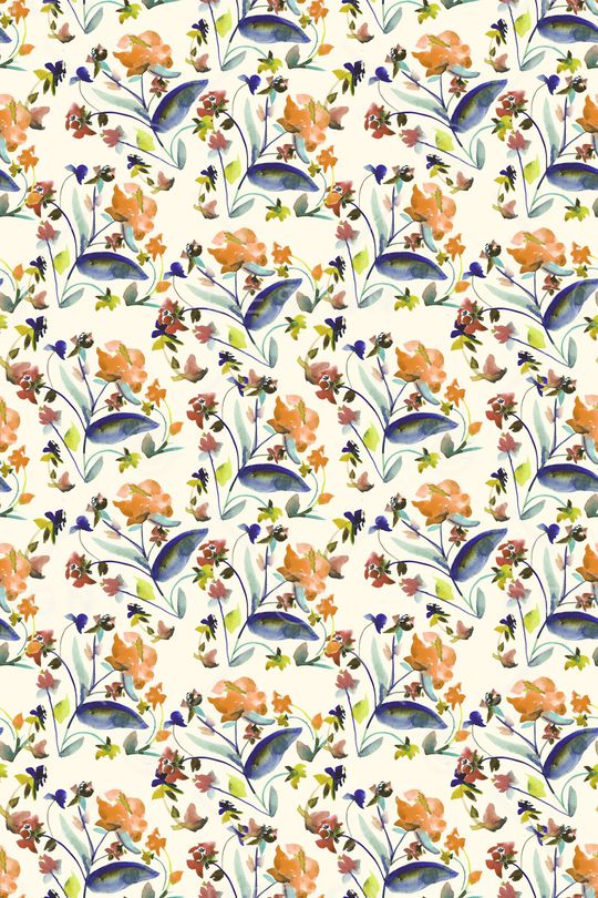 小清新印花华亿平台图片