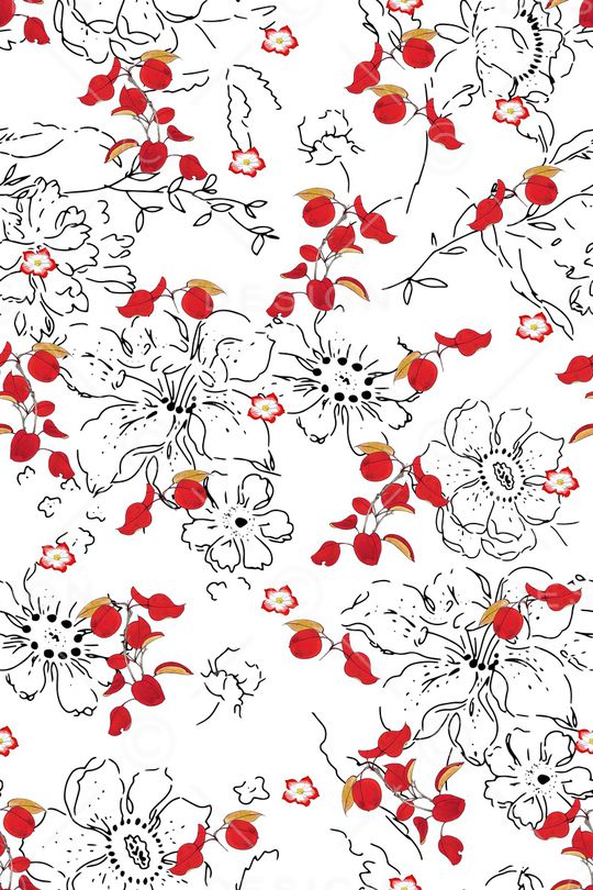 绿植树叶印花华亿平台图片