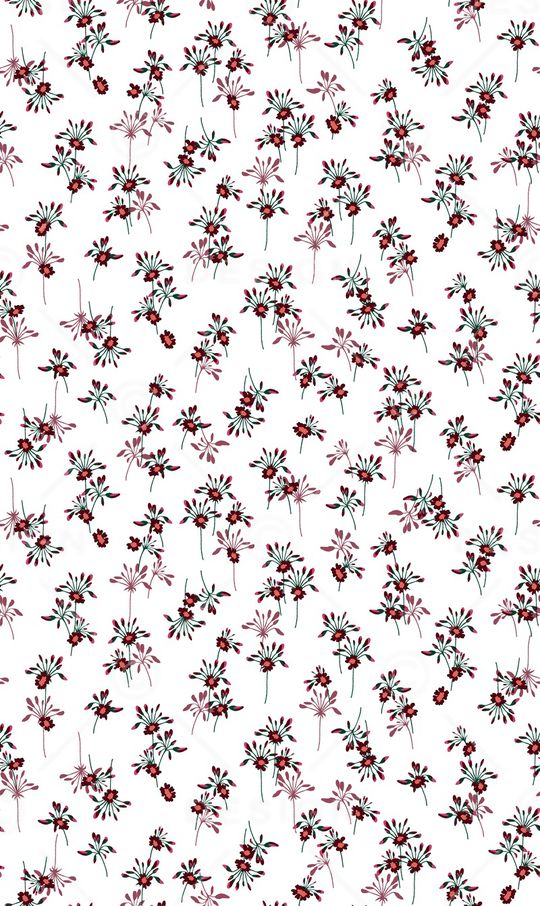 连衣裙印花华亿平台图片