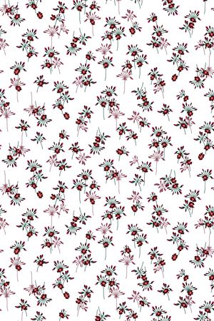 连衣裙印花华亿平台图片