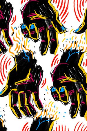 涂鸦印花华亿平台图片