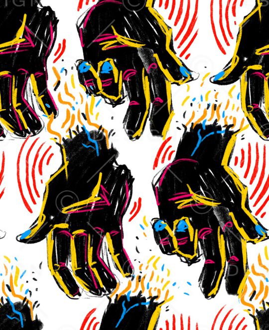 涂鸦印花华亿平台图片