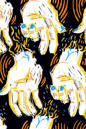 涂鸦印花华亿平台图片