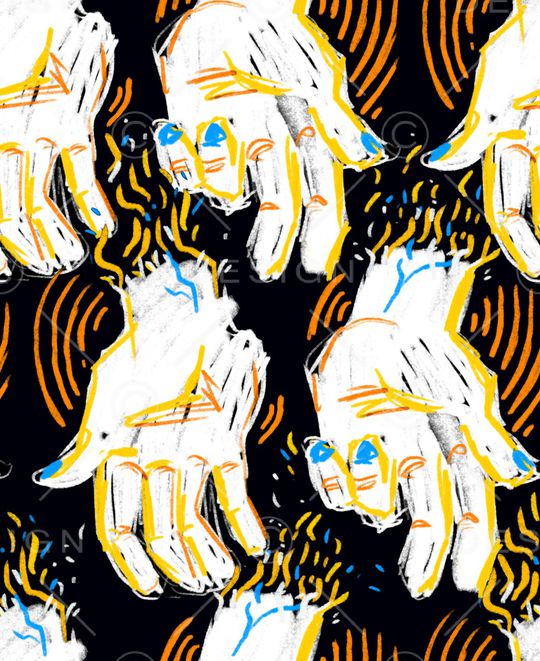 涂鸦印花华亿平台图片