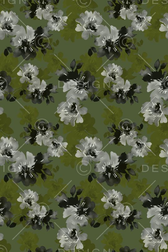 彩底花卉印花华亿平台图片