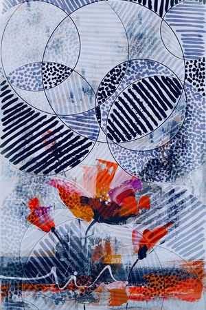 真丝印花华亿平台图片