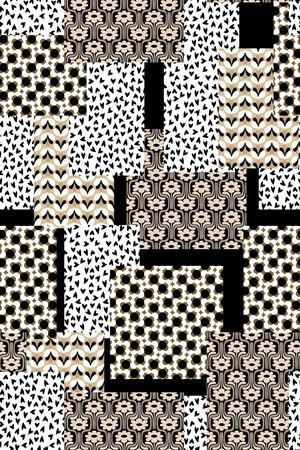 几何印花华亿平台图片