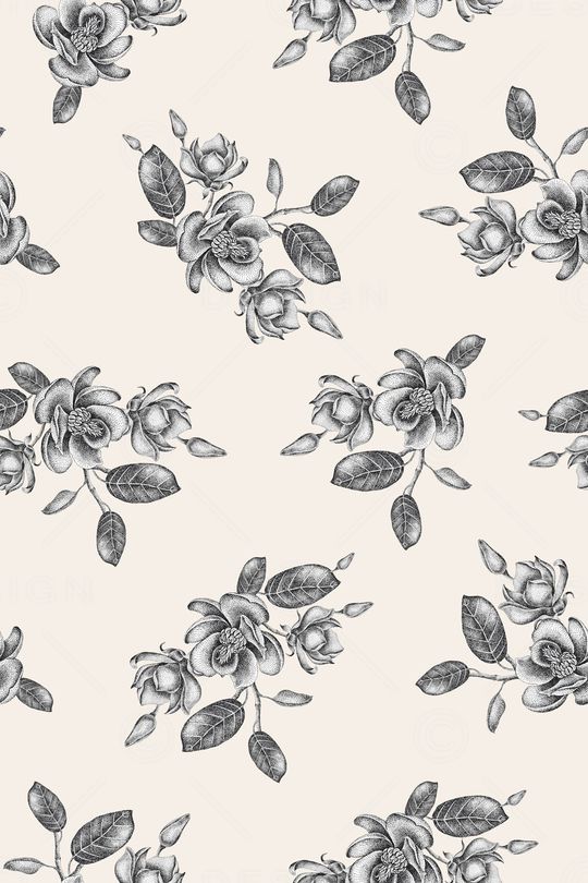 清爽底花卉印花华亿平台图片