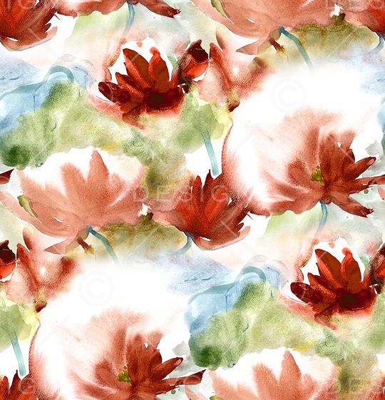 荷花印花华亿平台图片