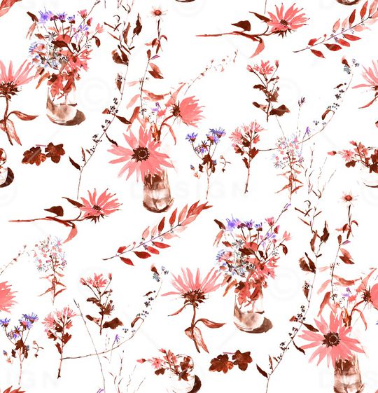 小碎花印花华亿平台图片