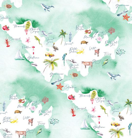 地图印花华亿平台图片