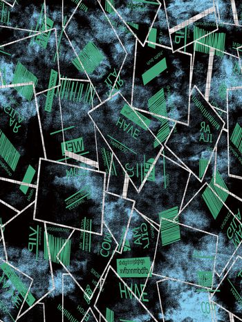 几何印花华亿平台图片