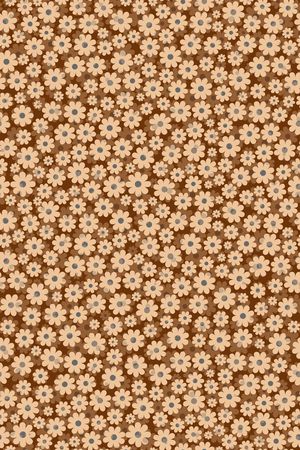 清爽底花卉印花华亿平台图片