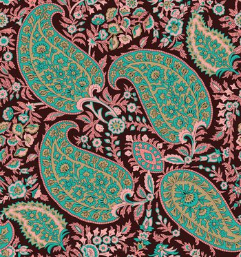 佩斯利印花华亿平台图片