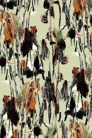 中老年印花华亿平台图片