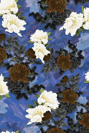 旗袍印花华亿平台图片