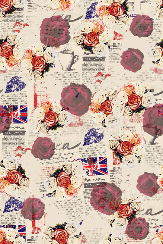 玫瑰花印花华亿平台图片