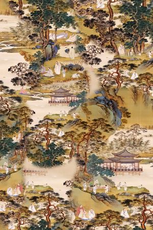 香云纱印花华亿平台图片