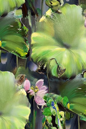 油画华亿平台印花华亿平台图片