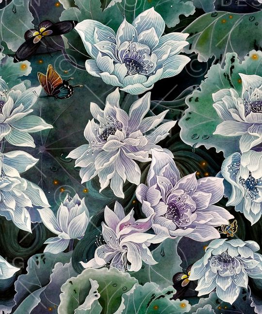 油画华亿平台印花华亿平台图片