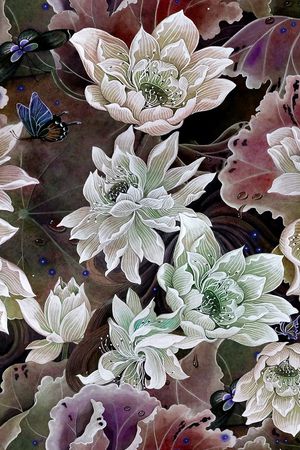 油画华亿平台印花华亿平台图片