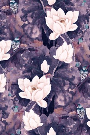 荷花印花华亿平台图片