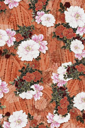 旗袍印花华亿平台图片