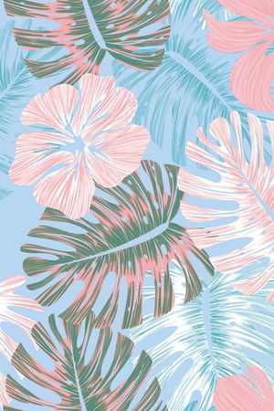 绿植树叶印花华亿平台图片