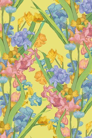 向日葵印花华亿平台图片