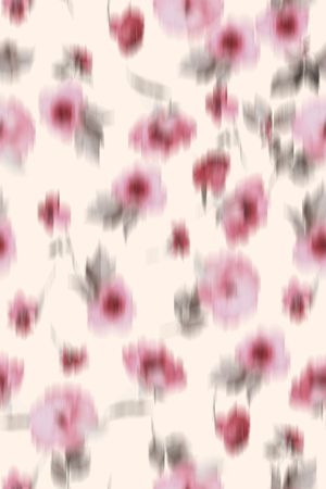 抽象花卉印花华亿平台图片