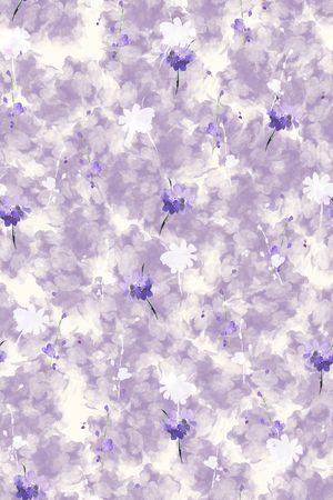 抽象花卉印花华亿平台图片