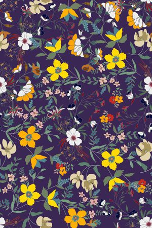 植物印花华亿平台图片