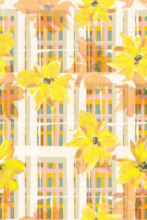 格子印花华亿平台图片