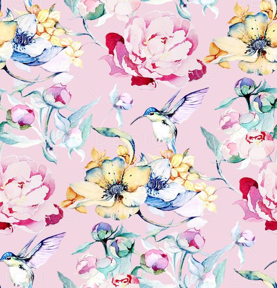 牡丹印花华亿平台图片