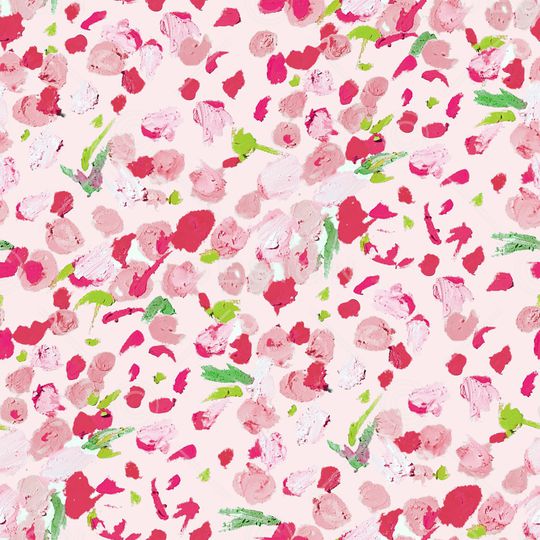 抽象花卉印花华亿平台图片