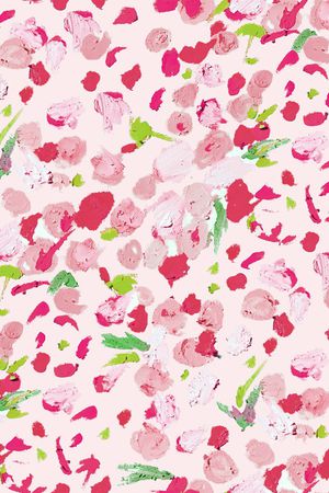 抽象花卉印花华亿平台图片