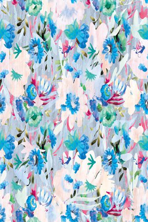 抽象花卉印花华亿平台图片