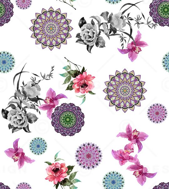 水彩印花华亿平台图片