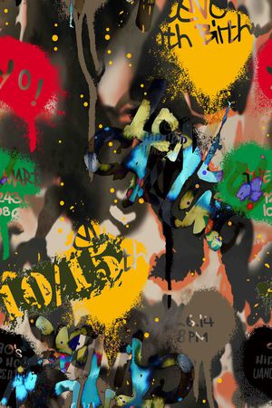 字母印花华亿平台图片