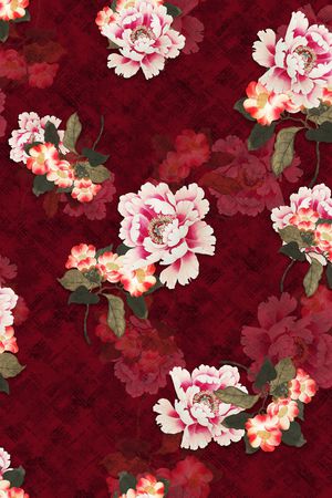 旗袍印花华亿平台图片