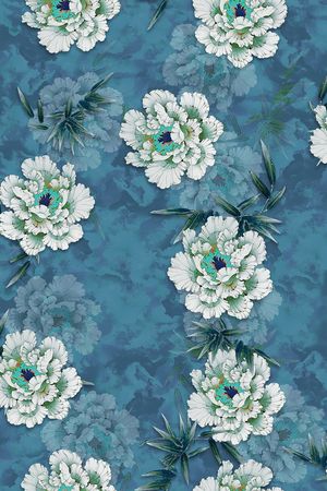 旗袍印花华亿平台图片