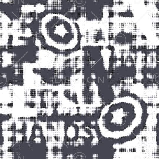 黑白华亿平台印花华亿平台图片