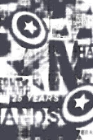 黑白华亿平台印花华亿平台图片