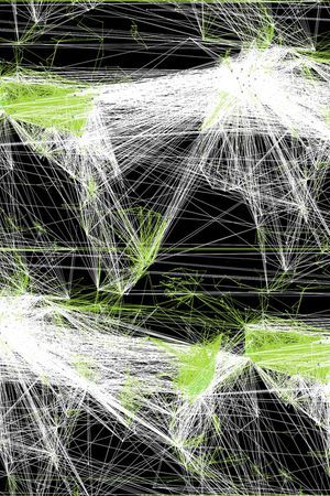 线条画印花华亿平台图片